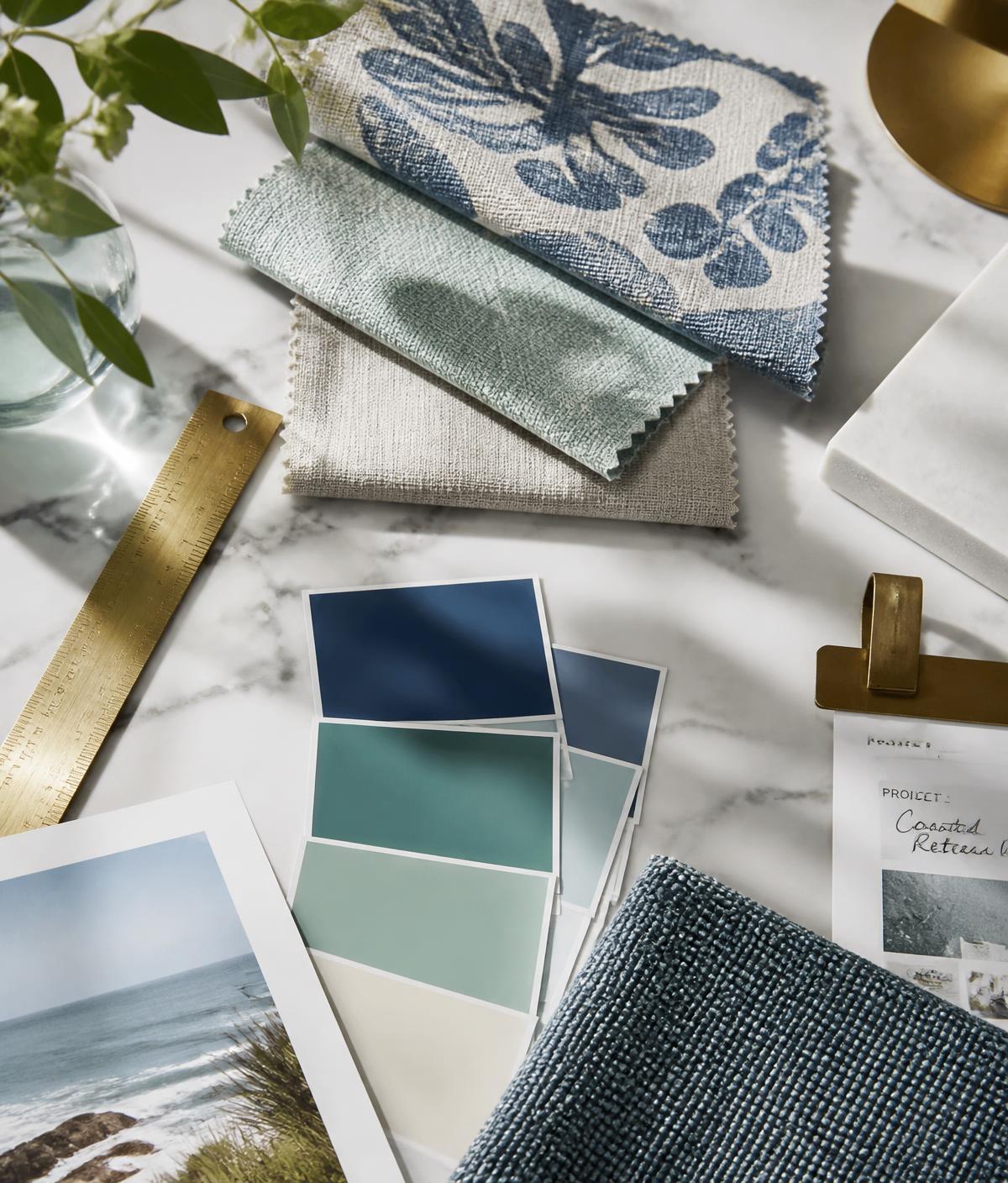 Styled studio corner by Willow Star Interior Decorating
